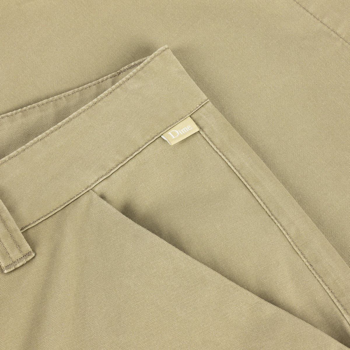 Dime Baggy Chino Pants Light Military