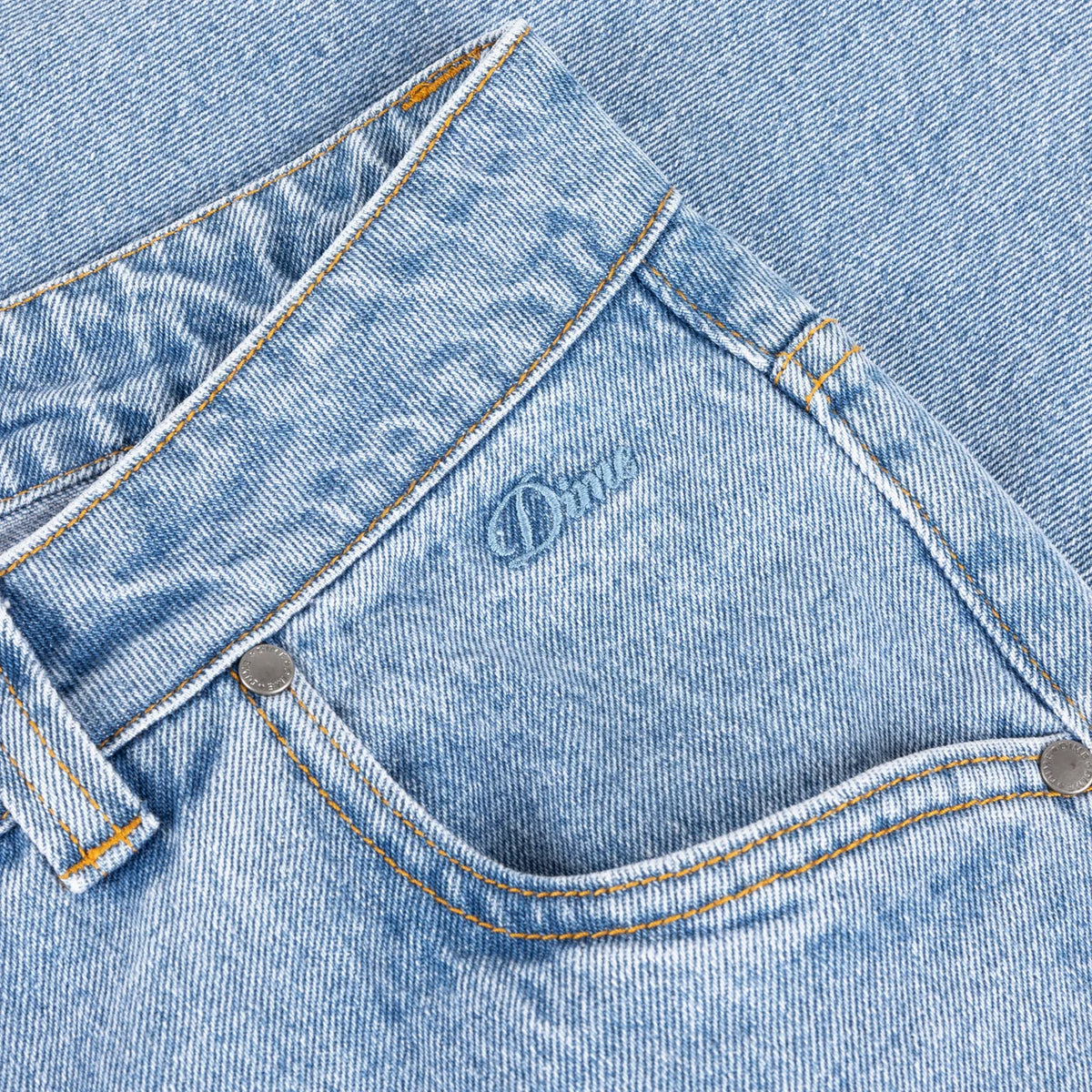 Dime Relaxed Denim Pants Blue Washed