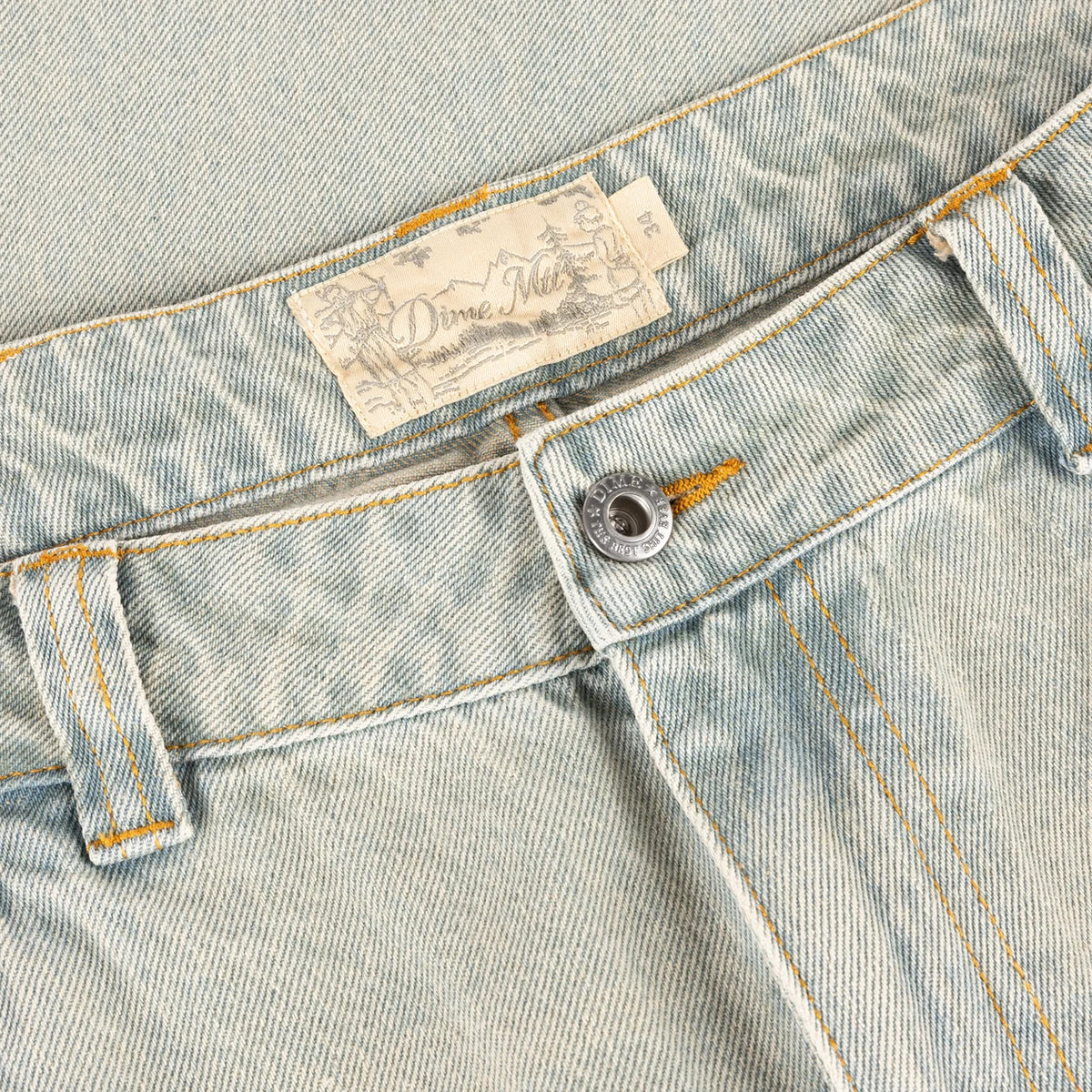 Dime Relaxed Denim Pants Sandblasted Sky Blue