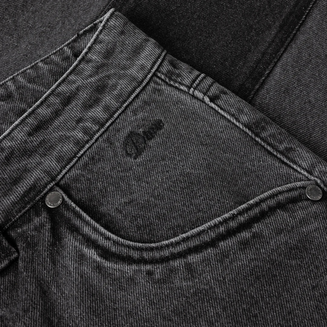 Dime Baggy Denim Pants Knowtomatic Black