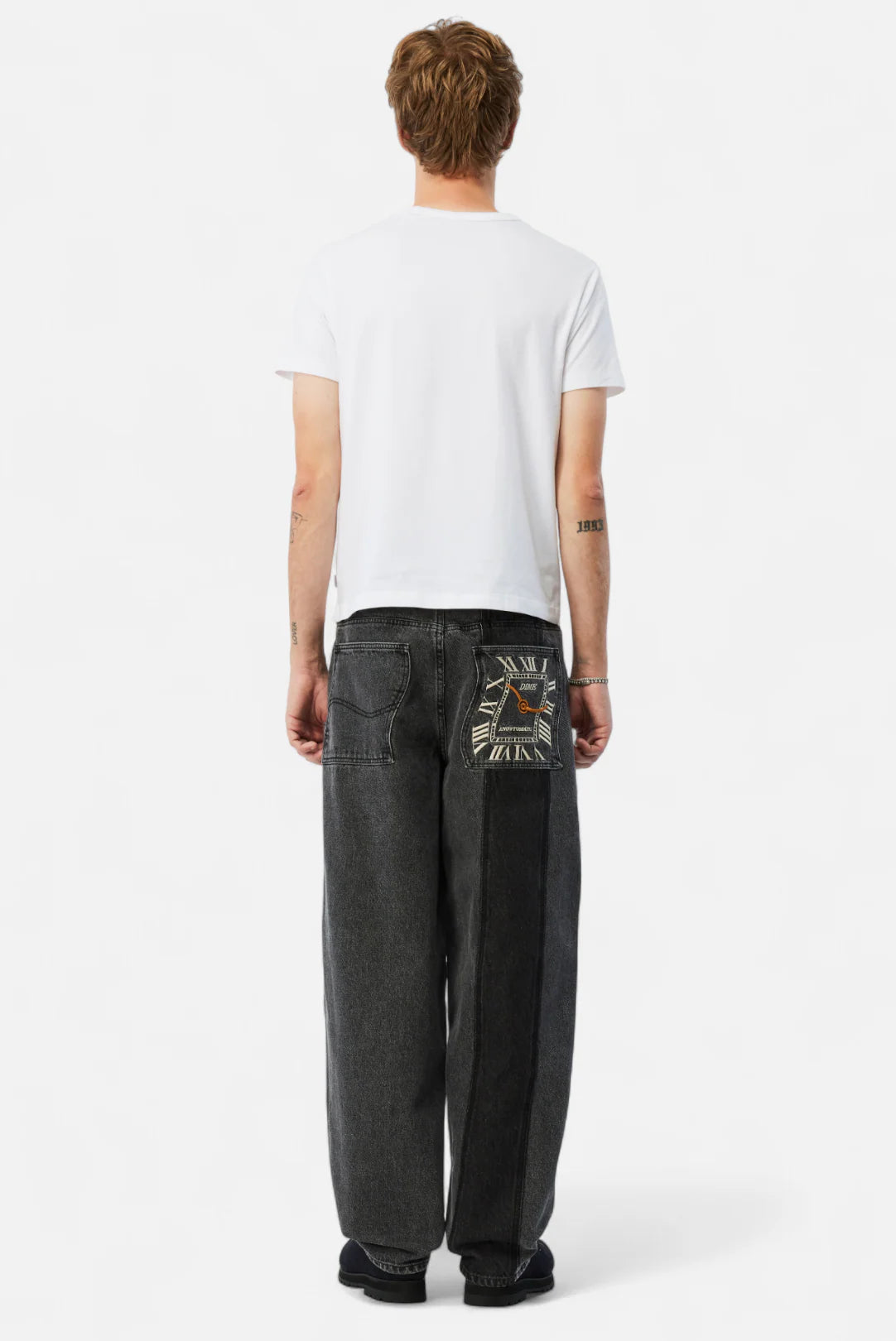 Dime Baggy Denim Pants Knowtomatic Black