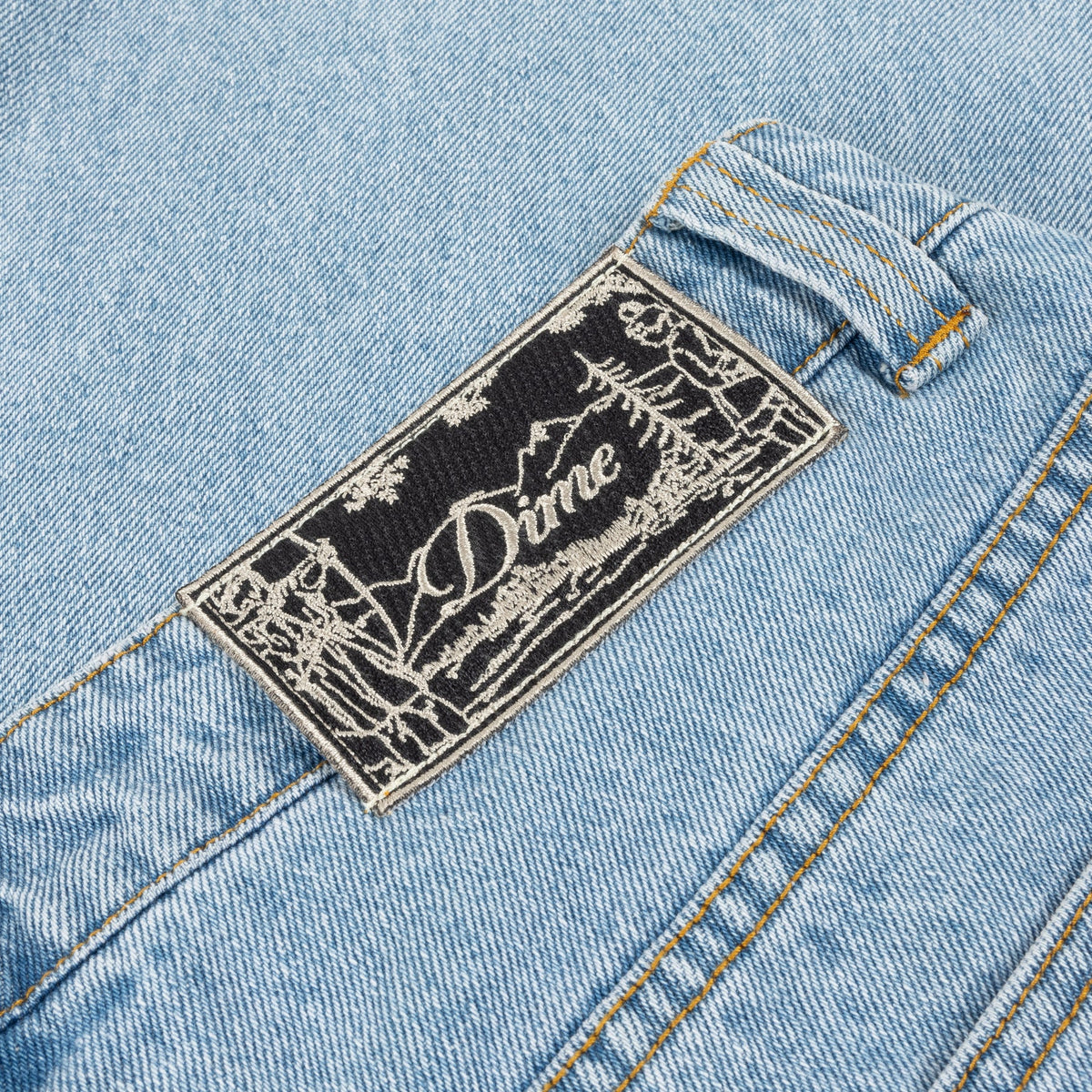 Dime Classic Baggy Denim Pants Blue Washed