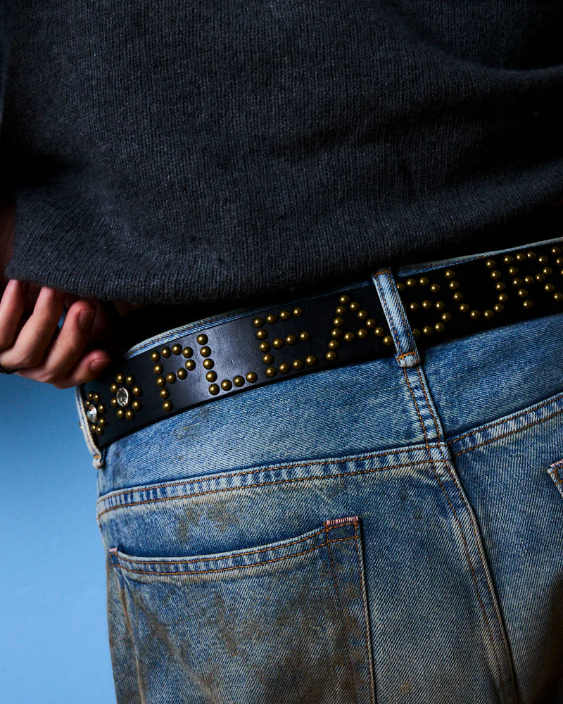 Pleasures Studded Belt Black