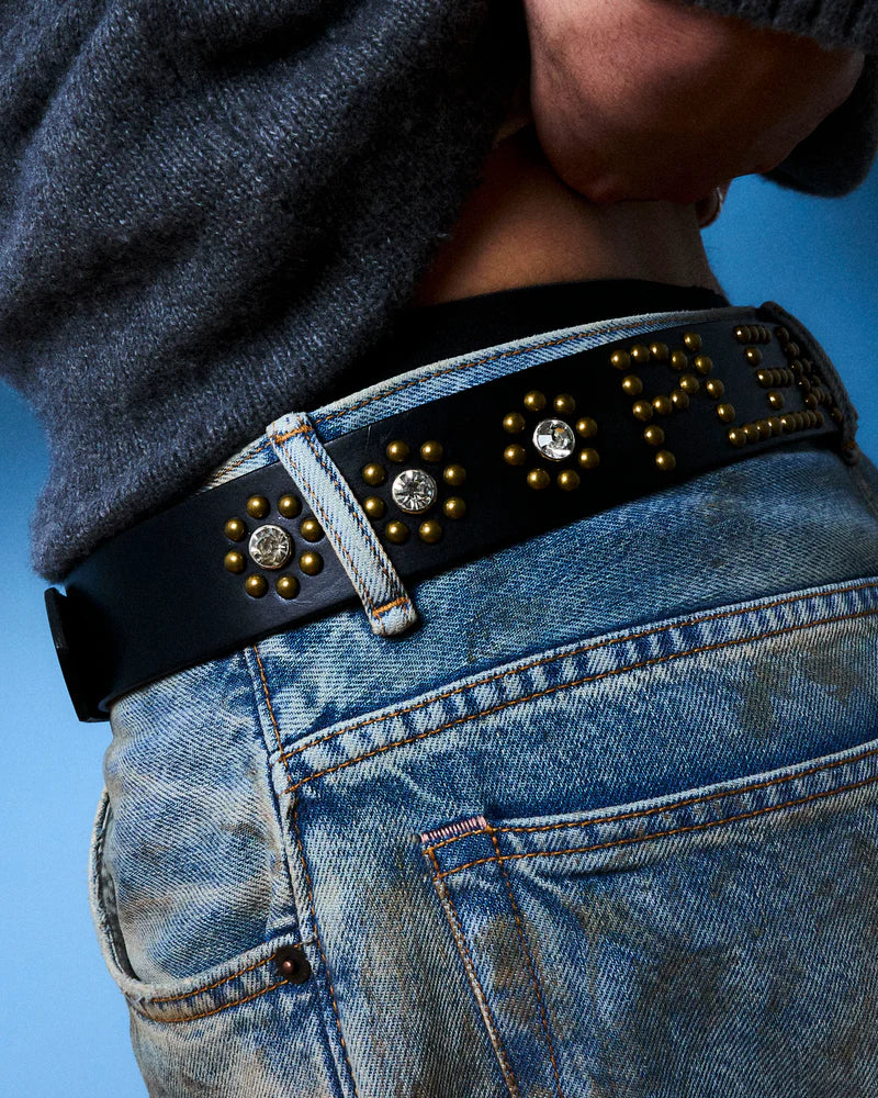 Pleasures Studded Belt Black