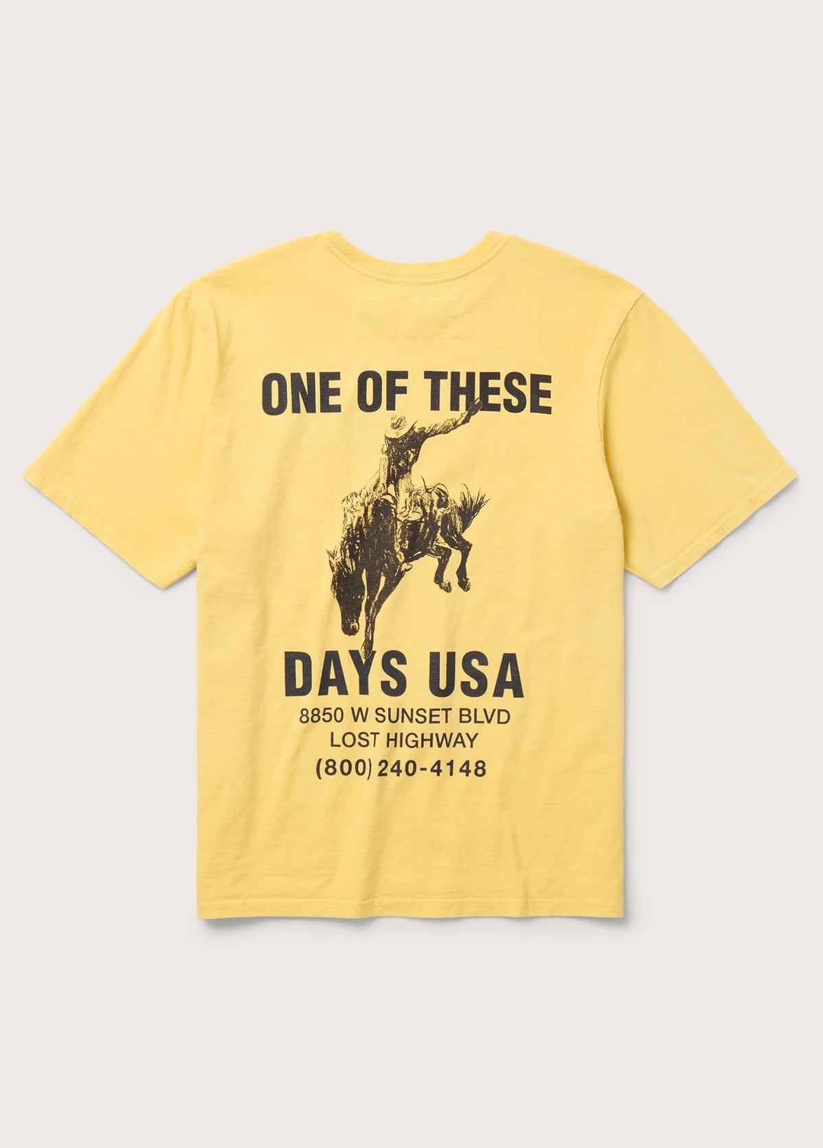 One of These Days Break On Through T-Shirt Summer Yellow