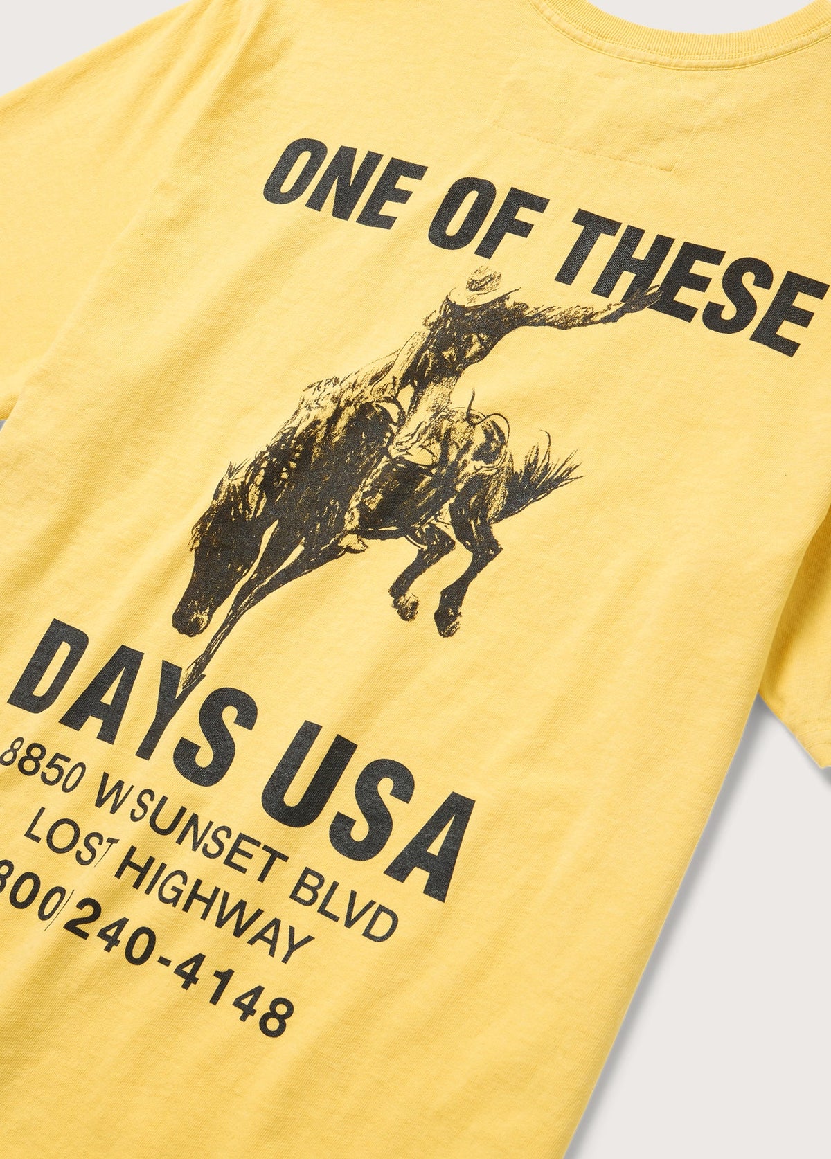 One of These Days Break On Through T-Shirt Summer Yellow