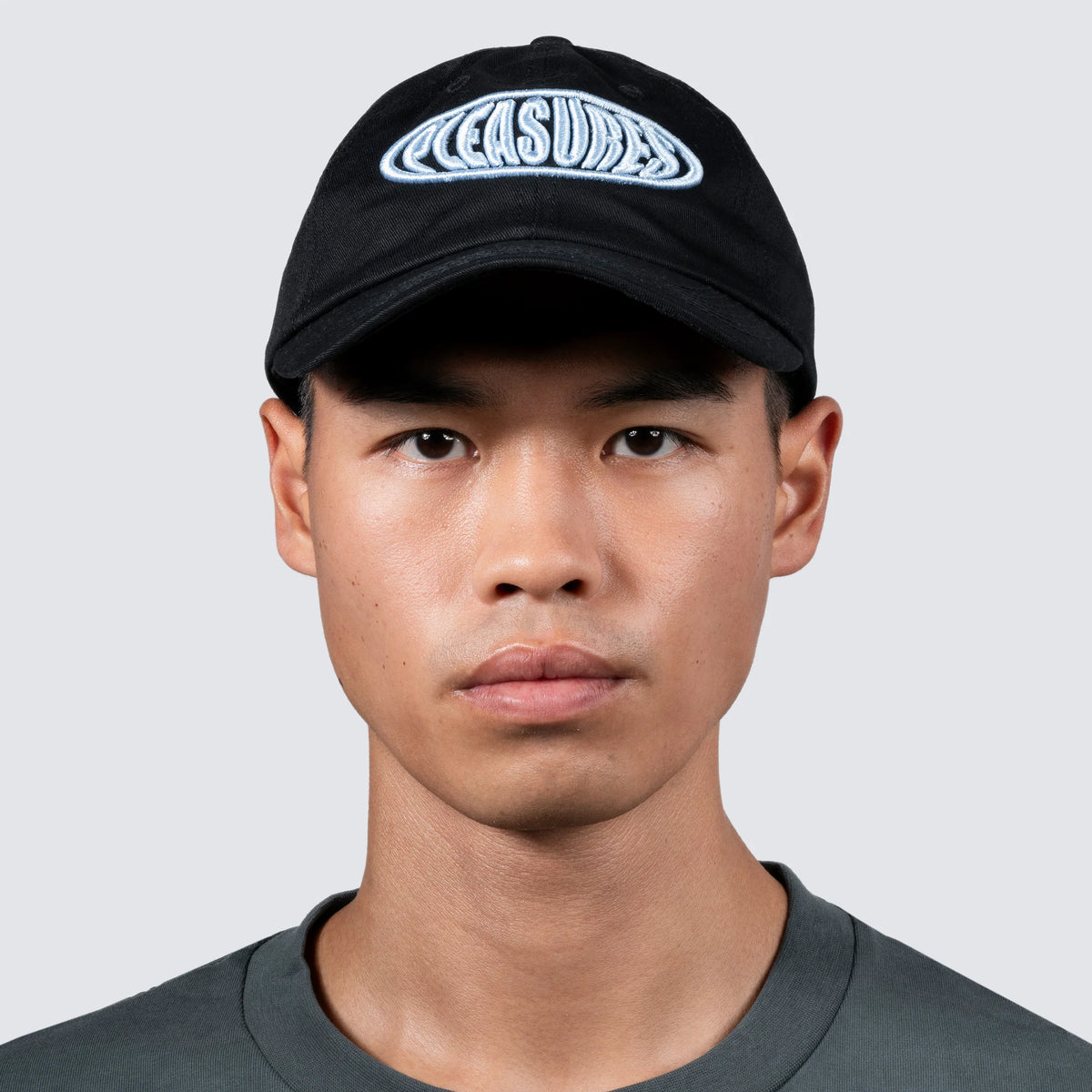 Pleasures Bubble Logo Polo Cap Black