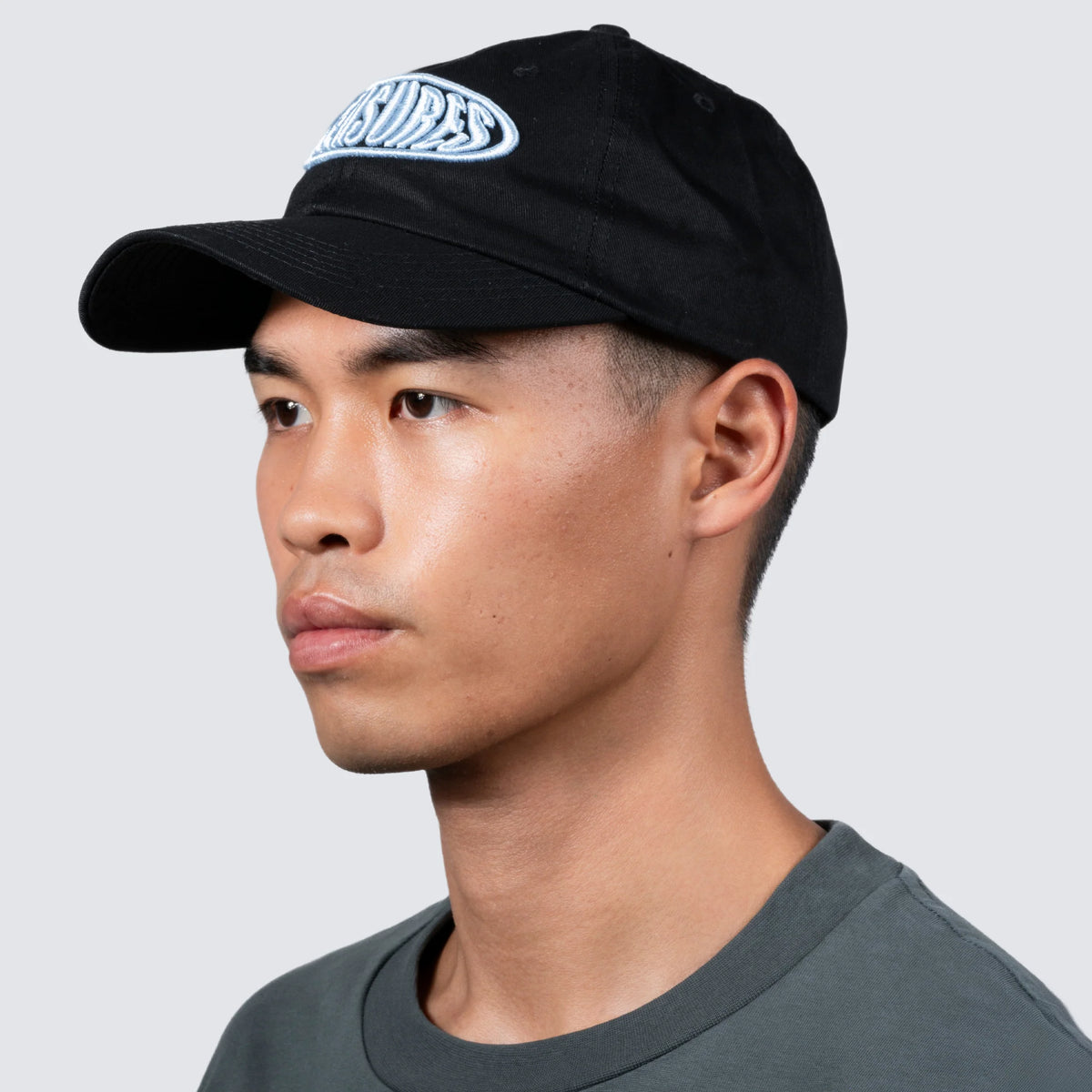 Pleasures Bubble Logo Polo Cap Black