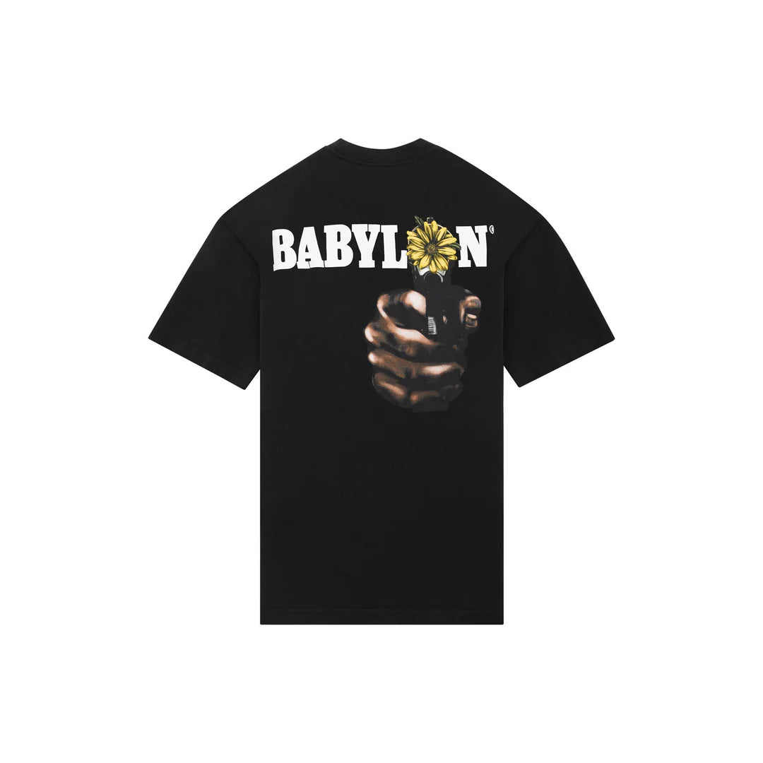 Babylon Daisy T-Shirt - Black