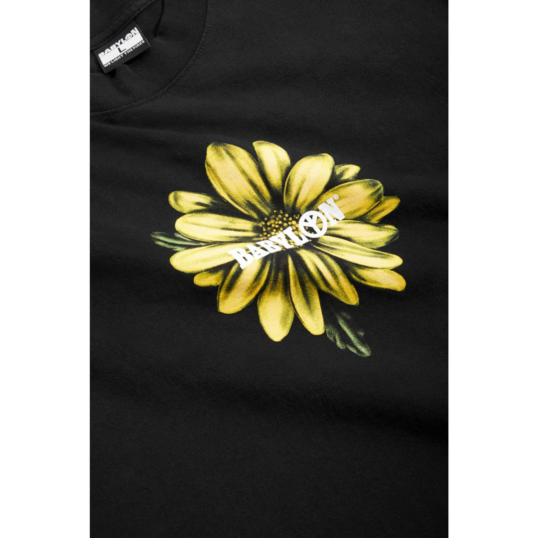 Babylon Daisy T-Shirt - Black