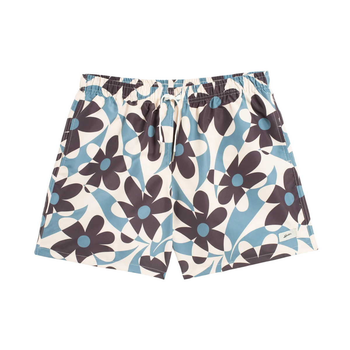Bather Pastel Daisy Trip Swim Trunk Blue