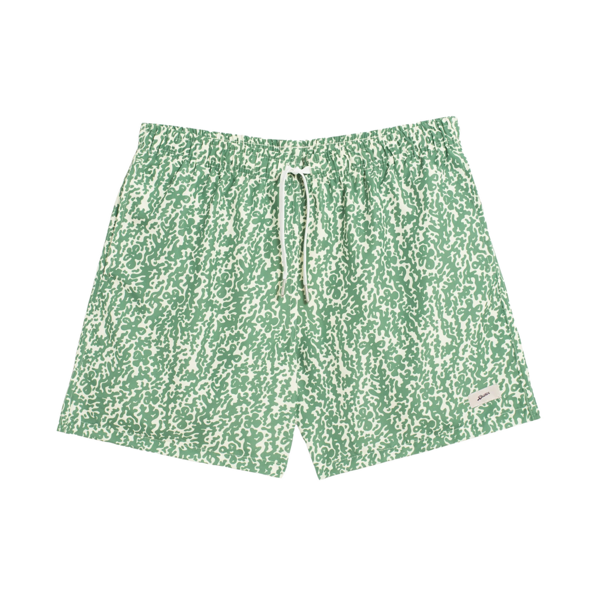 Bather Thyme Tropic Camo Swim Trunk Green