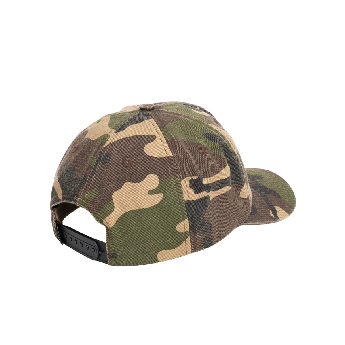 Big Stock Mid Depth Cap Woodland Camo