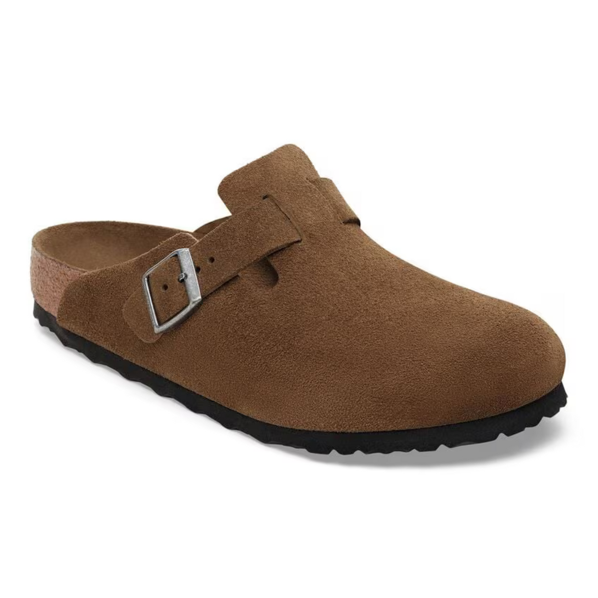 Birkenstock Boston Soft Footbed Suede Dark Tea