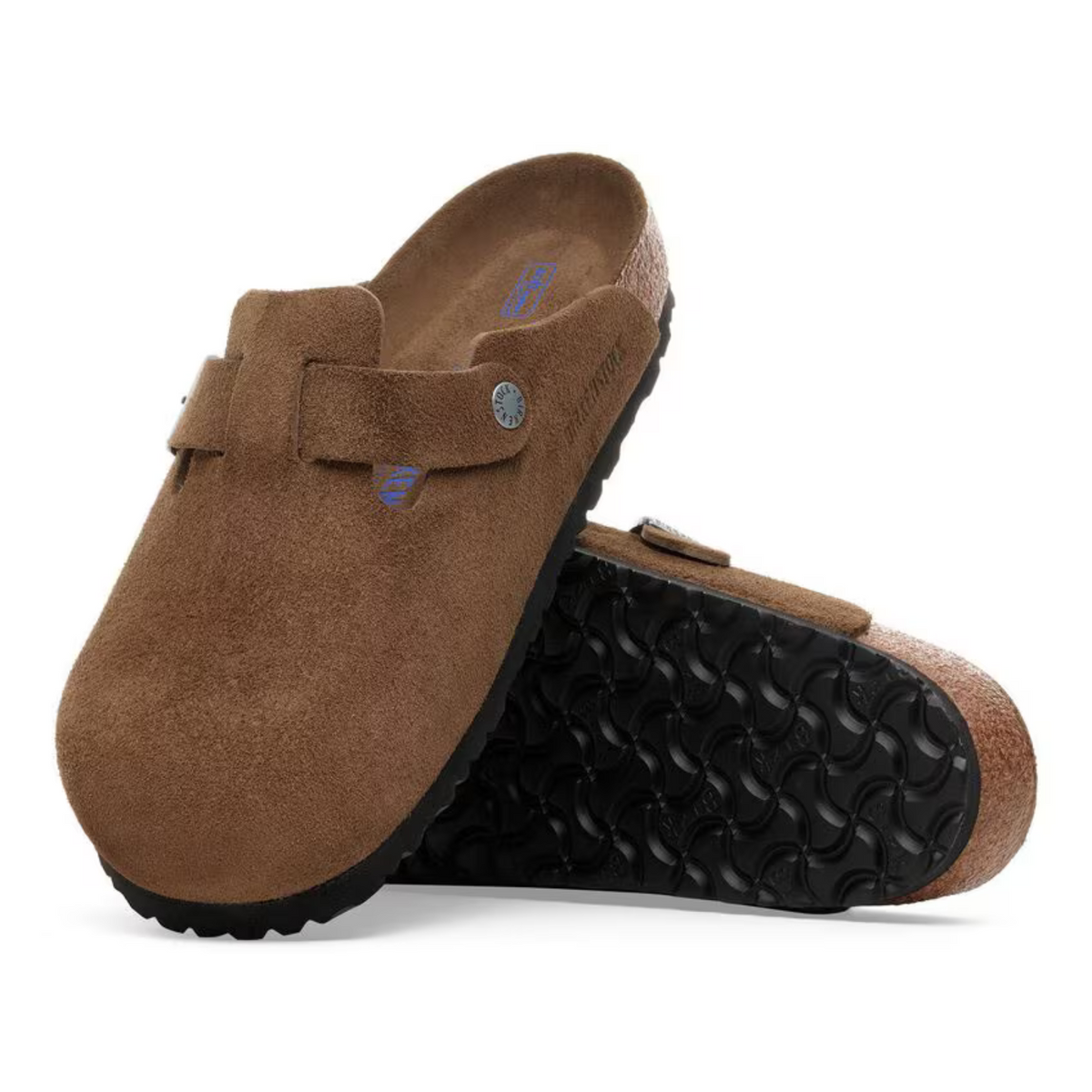 Birkenstock Boston Soft Footbed Suede Dark Tea