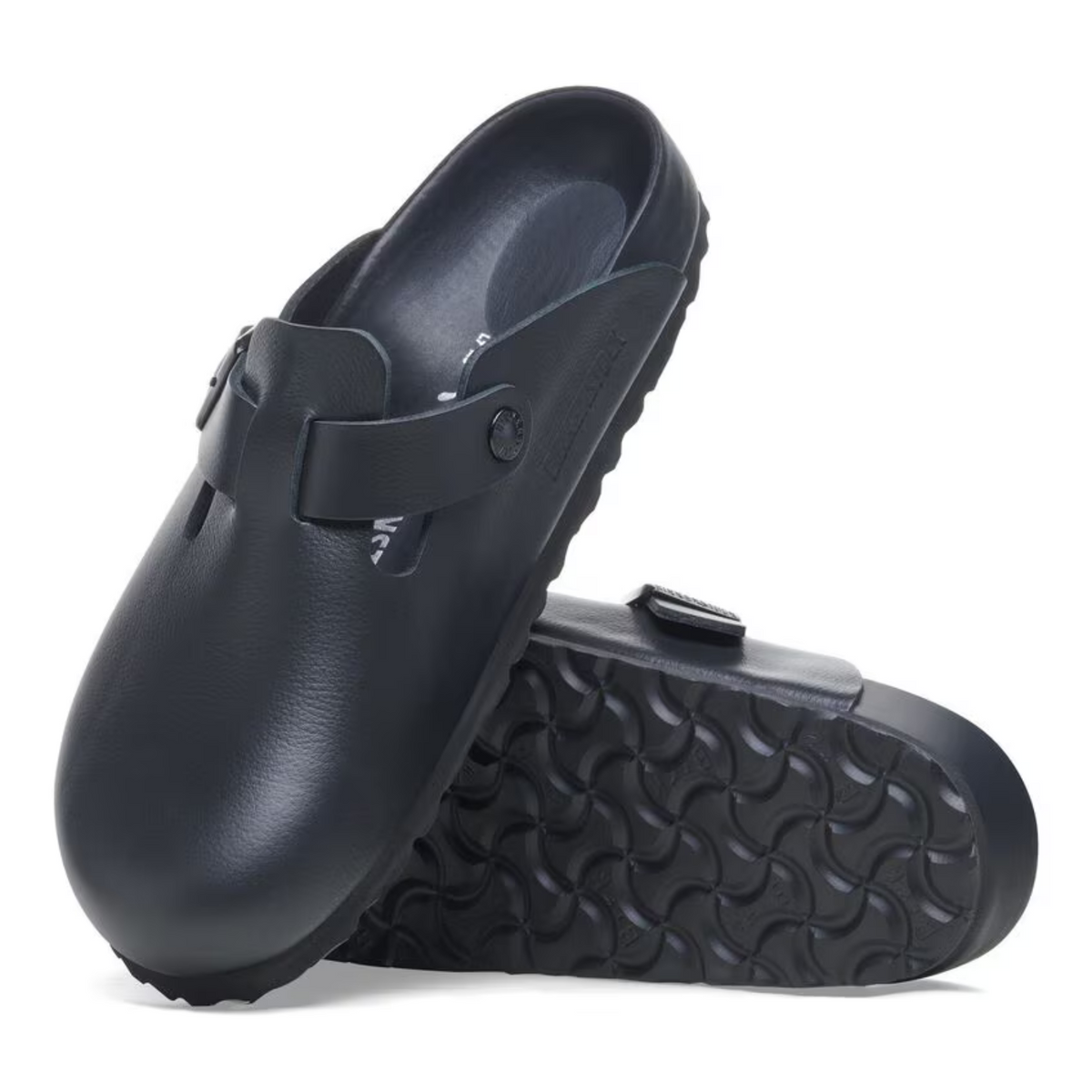 Birkenstock W Boston Exquisite Leather Narrow Black