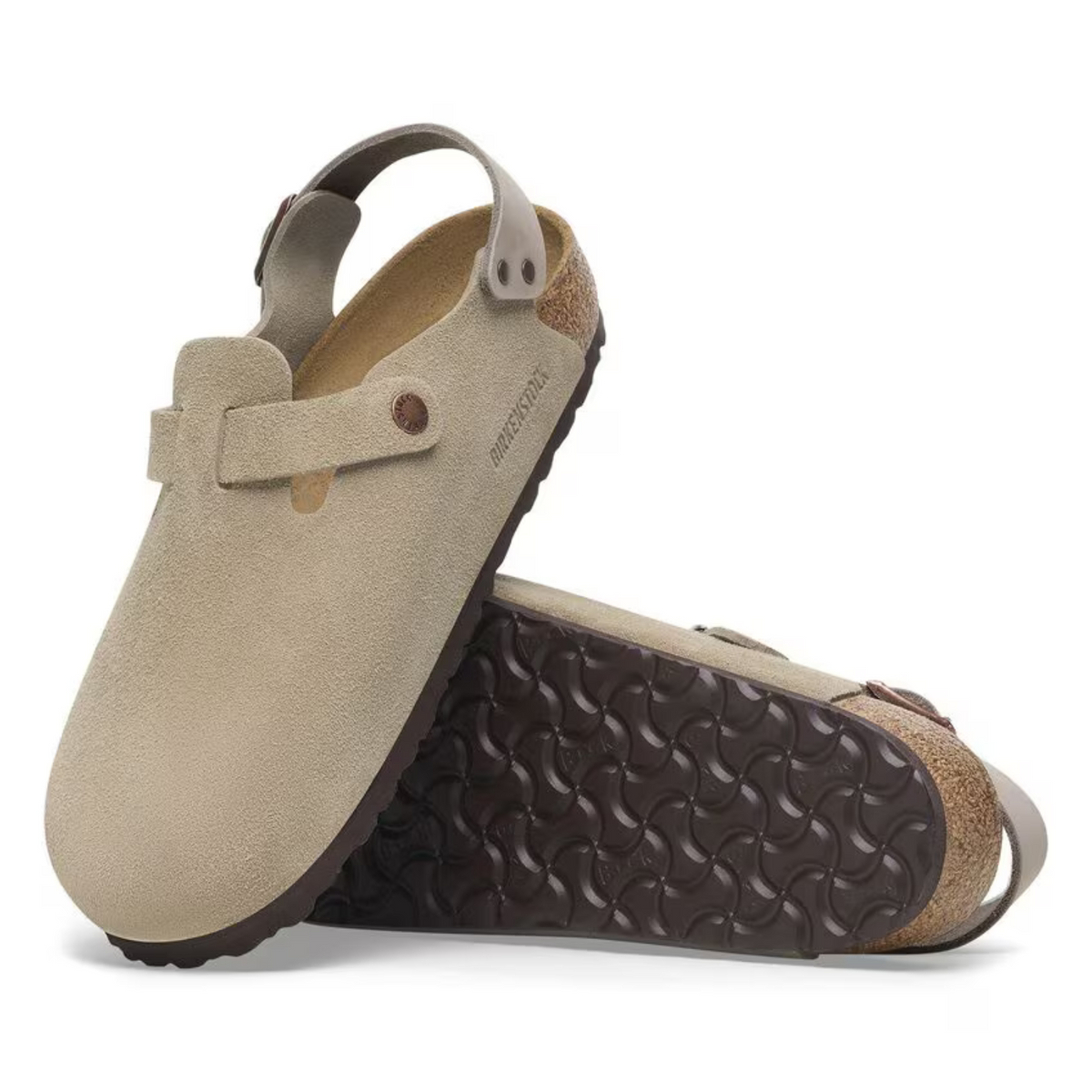 Birkenstock W Tokio Suede Narrow Taupe
