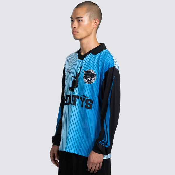 Pleasures X Shorty's Dream Goalie Jersey Blue I Momentum