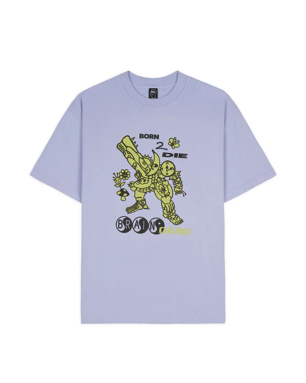 Braindead Born 2 Die T-Shirt Periwinkle
