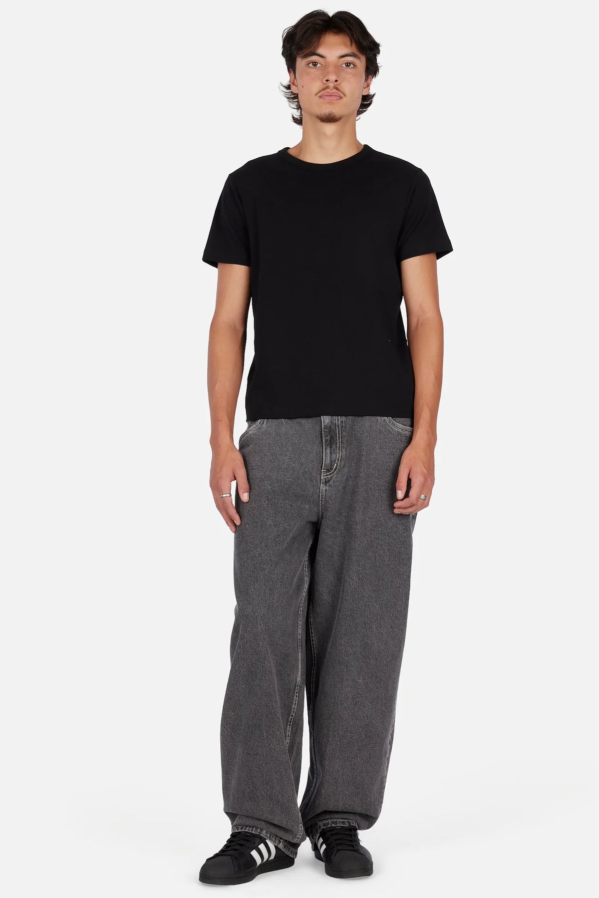 Dime Baggy Wink Denim Pants Faded Black