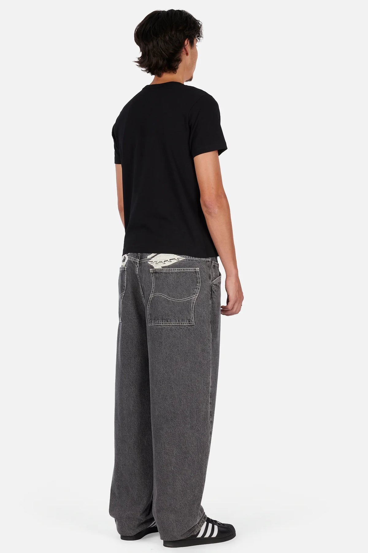 Dime Baggy Wink Denim Pants Faded Black