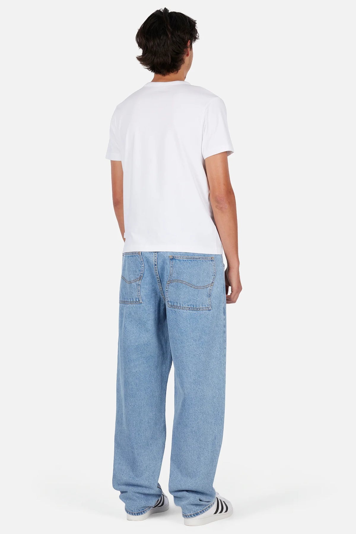 Dime Relaxed Denim Pants Blue Washed