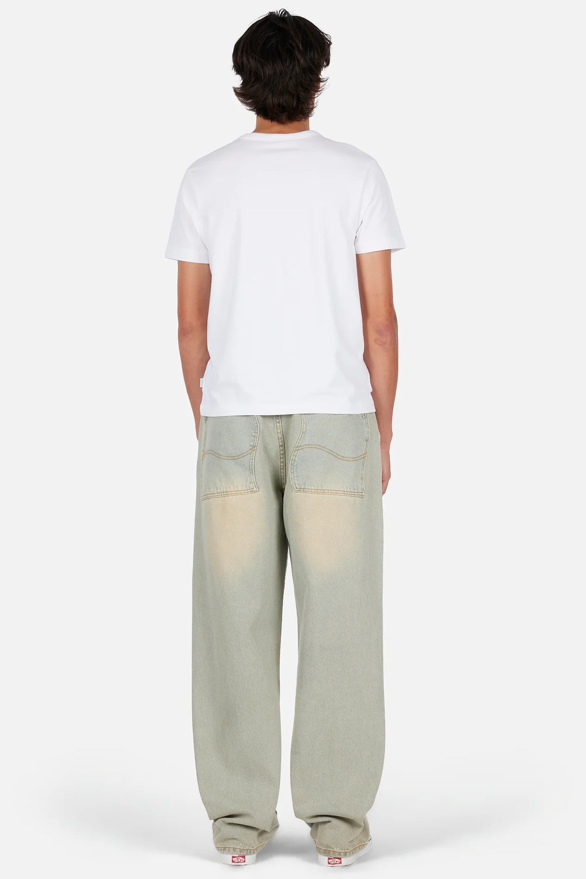 Dime Relaxed Denim Pants Sandblasted Sky Blue