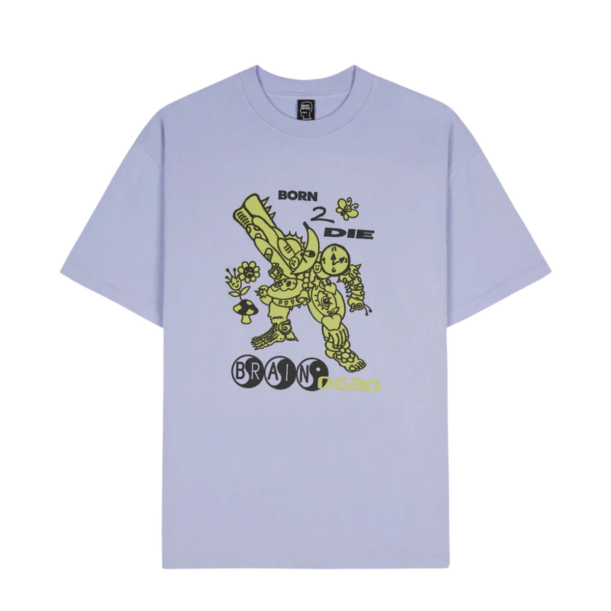 Braindead Born 2 Die T-Shirt Periwinkle