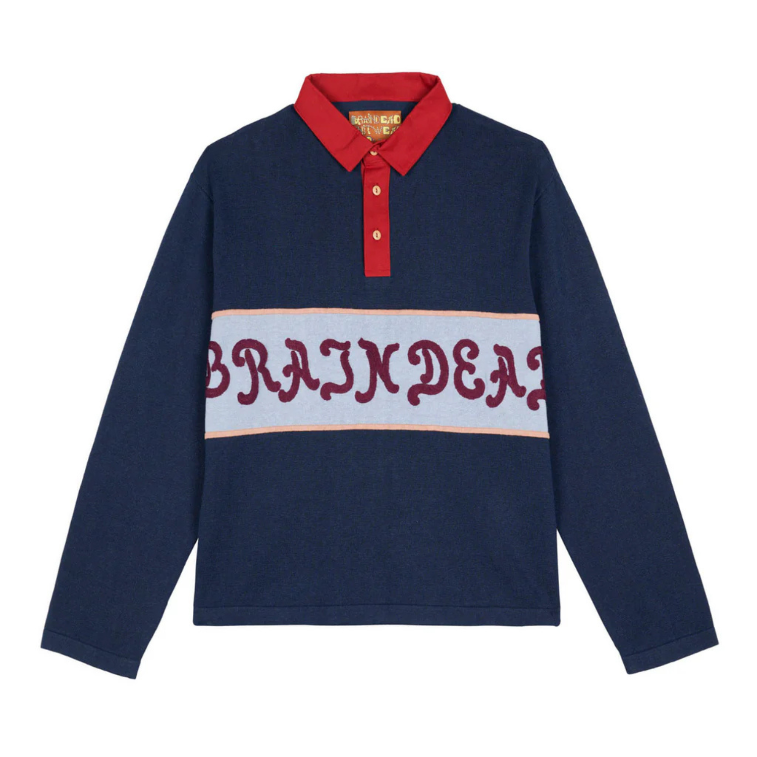 【HI FI FNK】Riki Striped Longsleeve HI VIS 1/4 ZIP PULLOVER - HOOP TAPED - ZT567