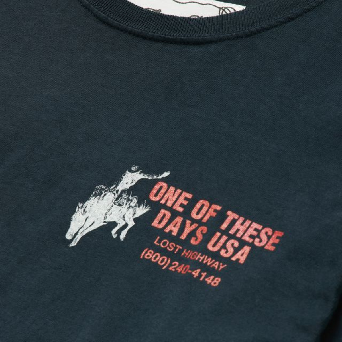 One of These Days Break On Through Long Sleeve T-Shirt Black