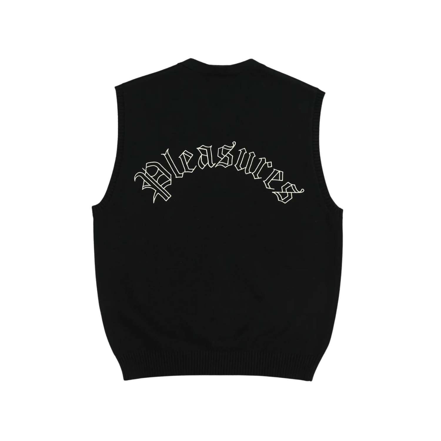 CAGE SWEATER VEST - BLACK I PLEASURES - Momentum Clothing