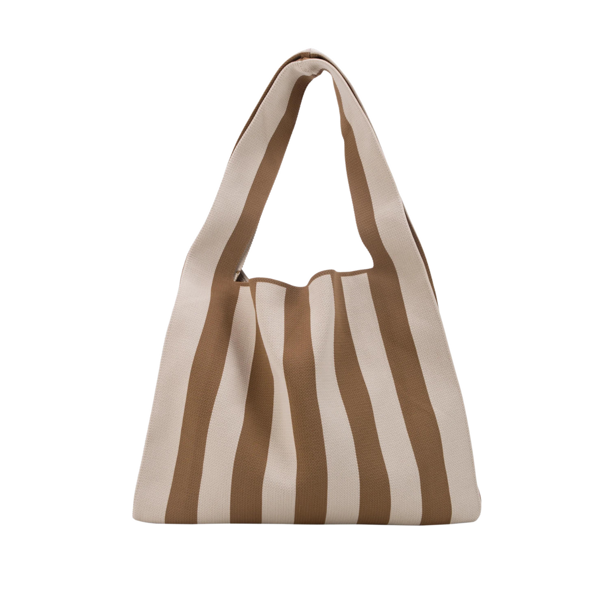 CARRY KNIT BAG - BROWN NUDE