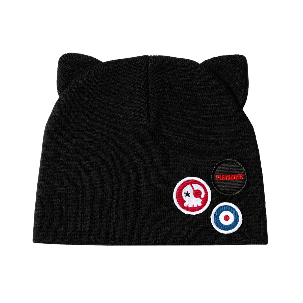 CAT EARS BEANIE - BLACK