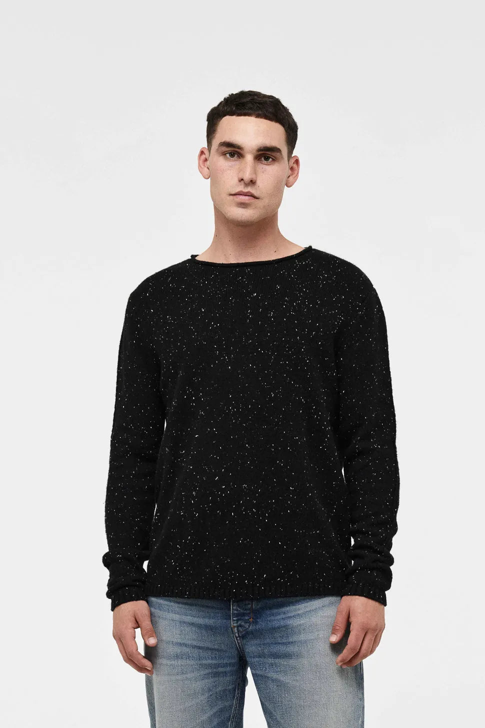 Neuw Denim Chain Knit Crew Black