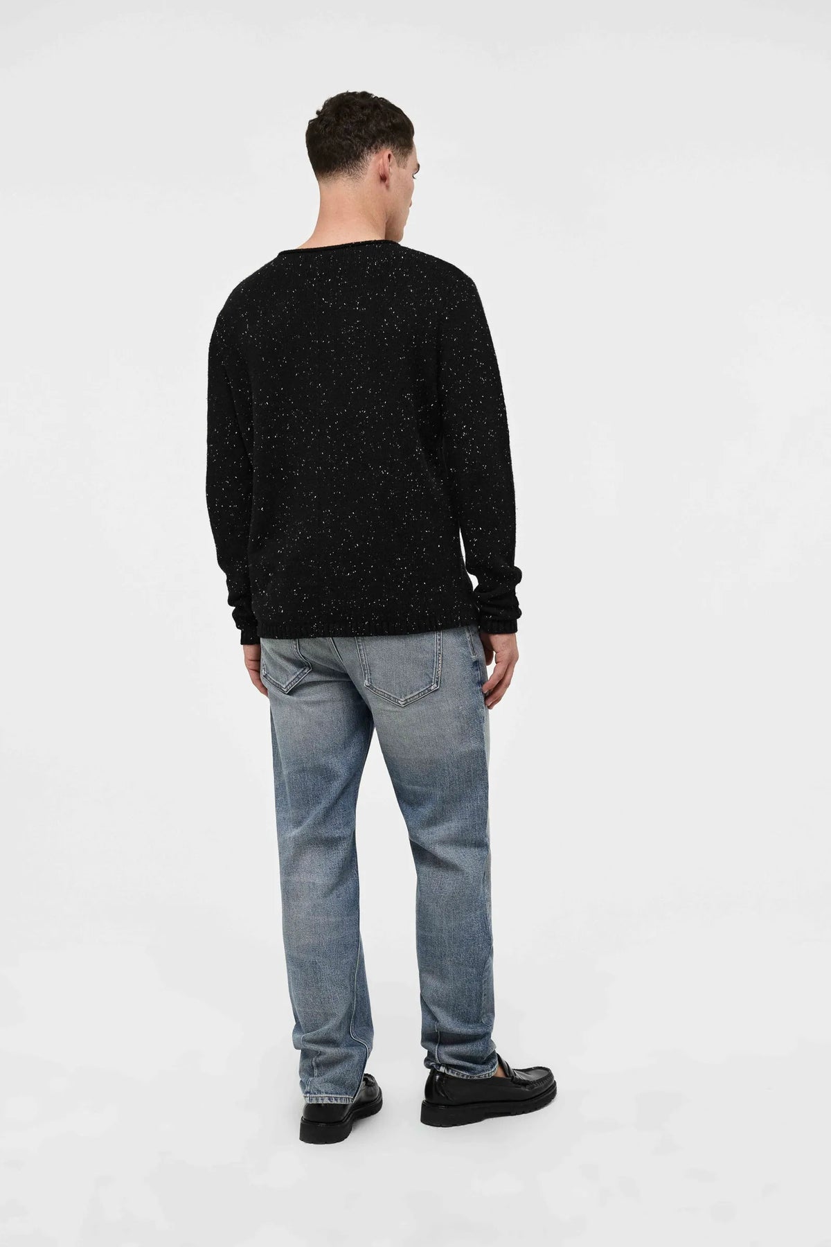 Neuw Denim Chain Knit Crew Black