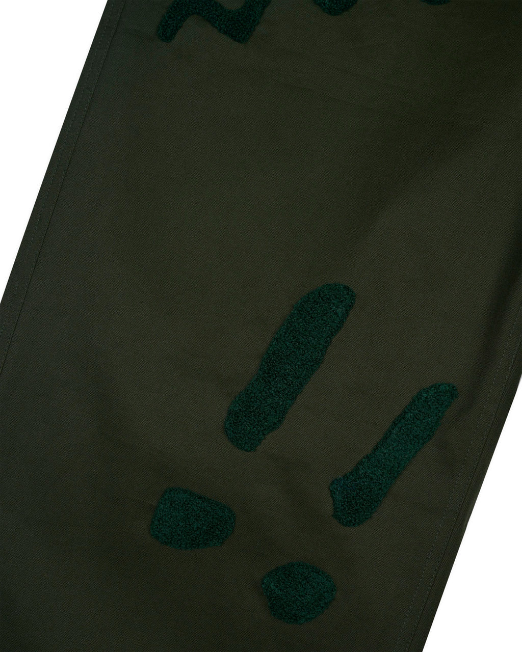 Braindead Chenille Symbols Four Pocket Pant Deep Green