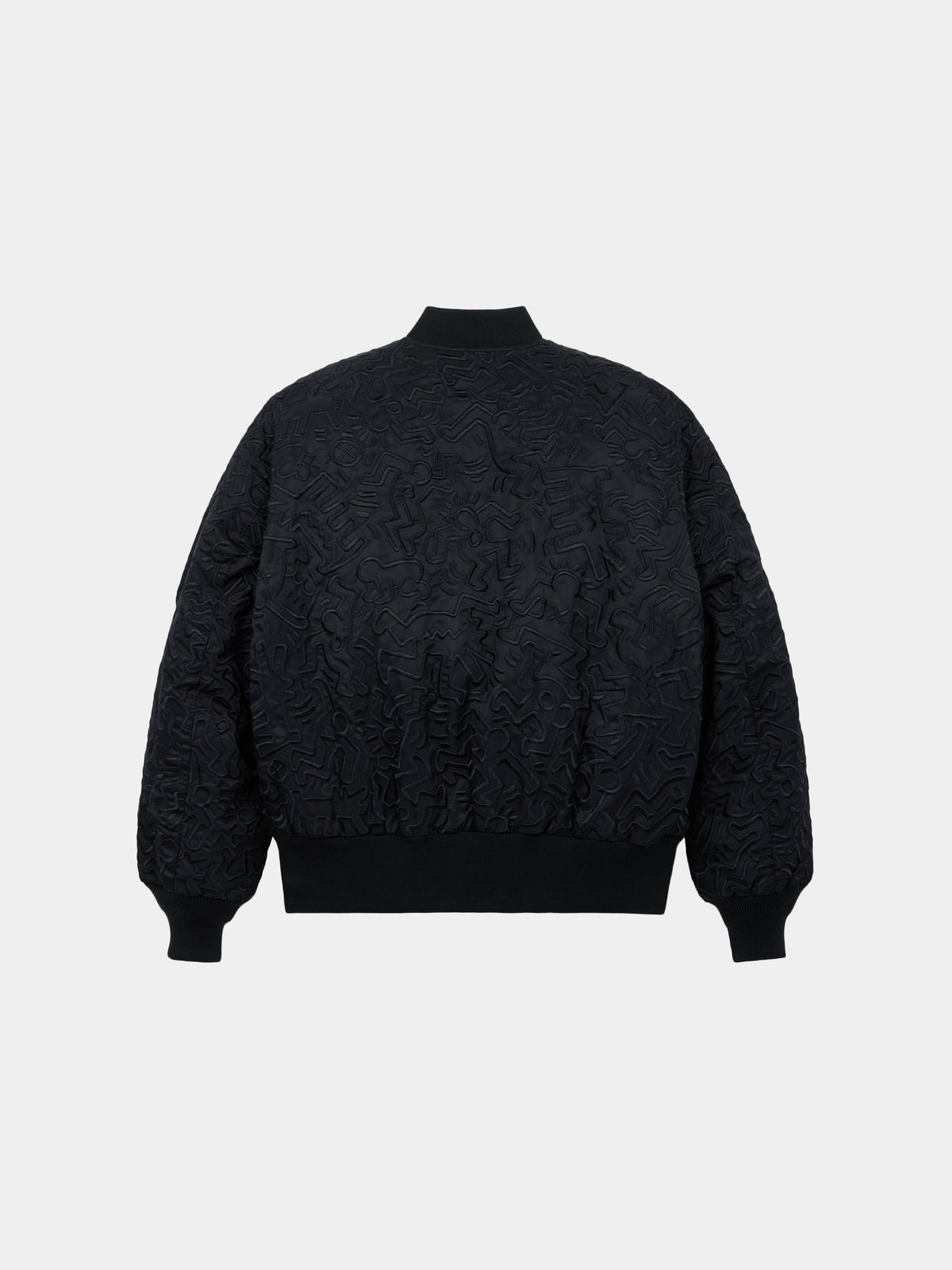 Keith Haring X Alpha MA-1 All Over Embroidery Black