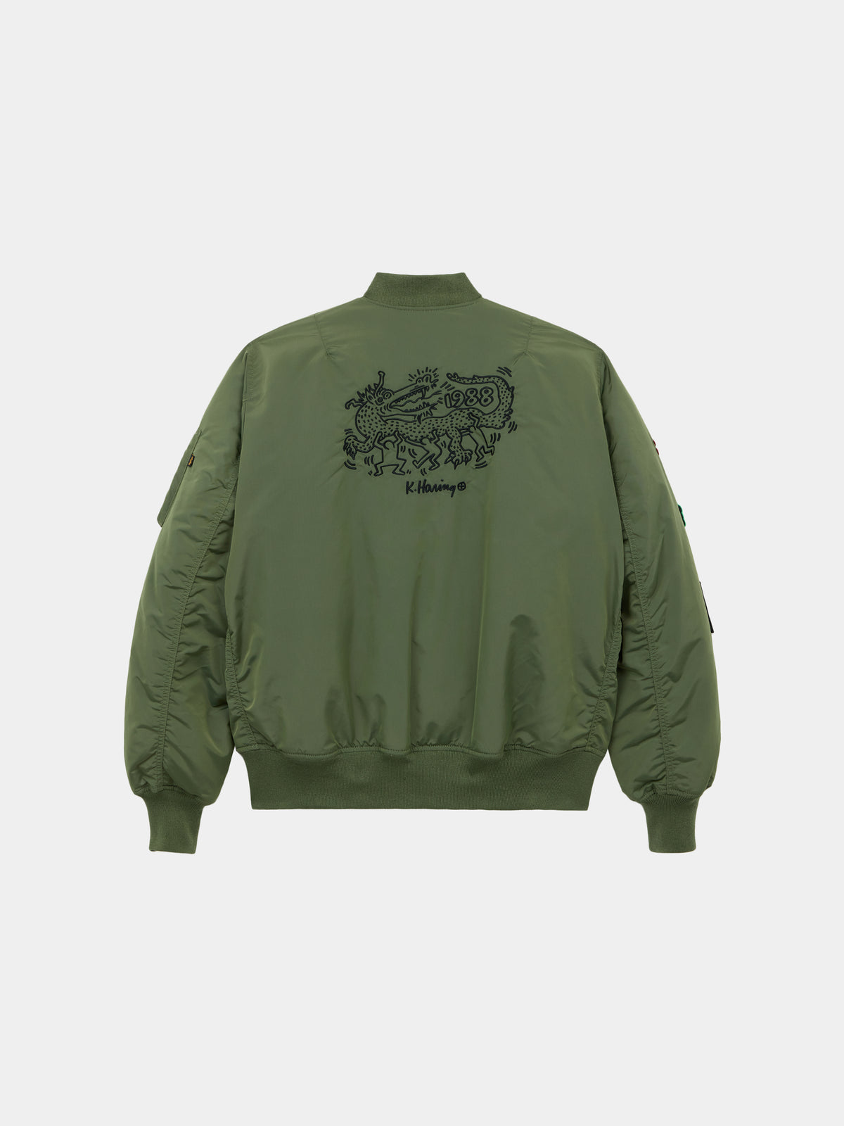 Keith Haring X Alpha MA-1 All Reversible Sage