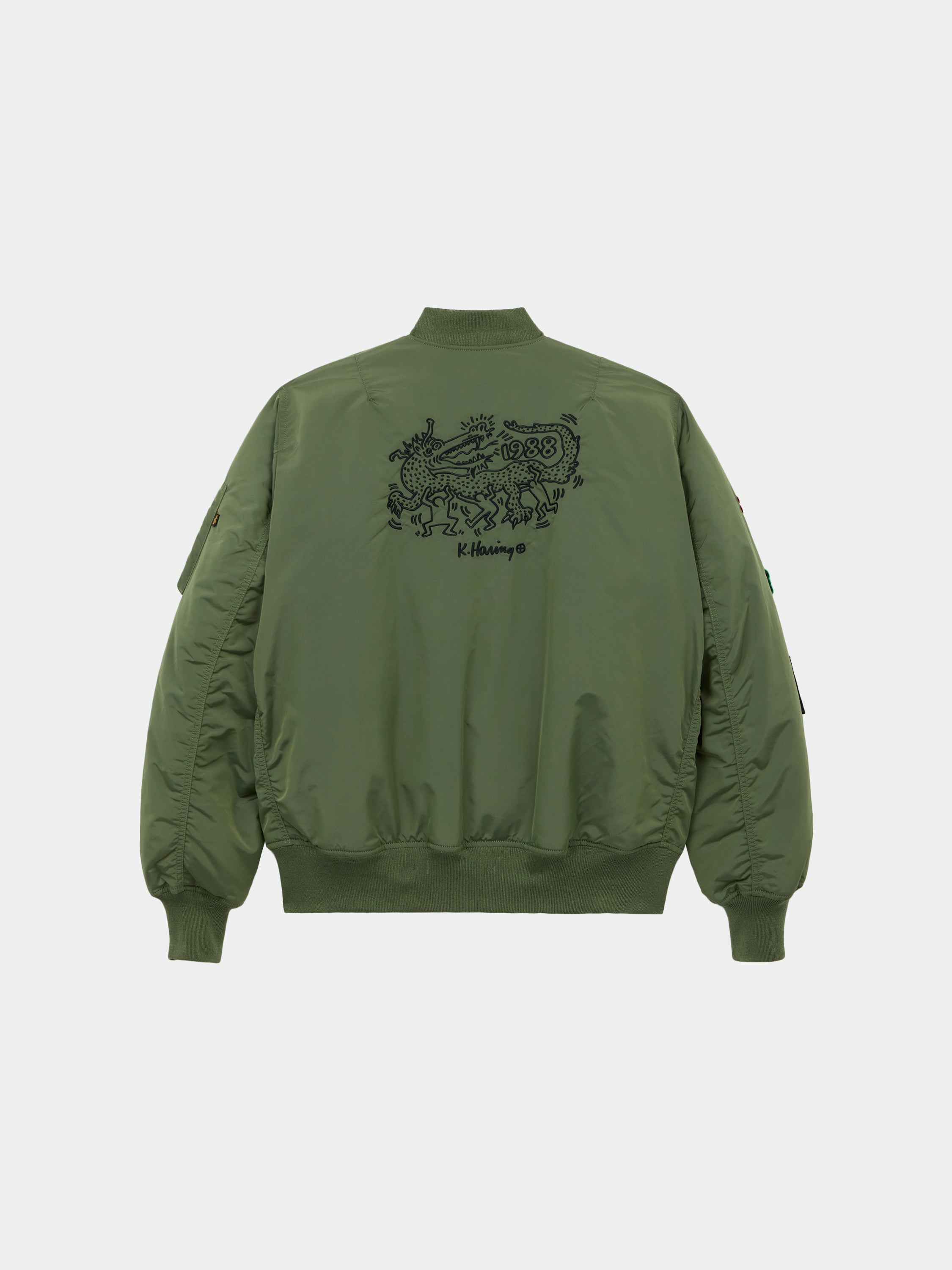 Keith Haring X Alpha MA-1 All Reversible Sage I Momentum