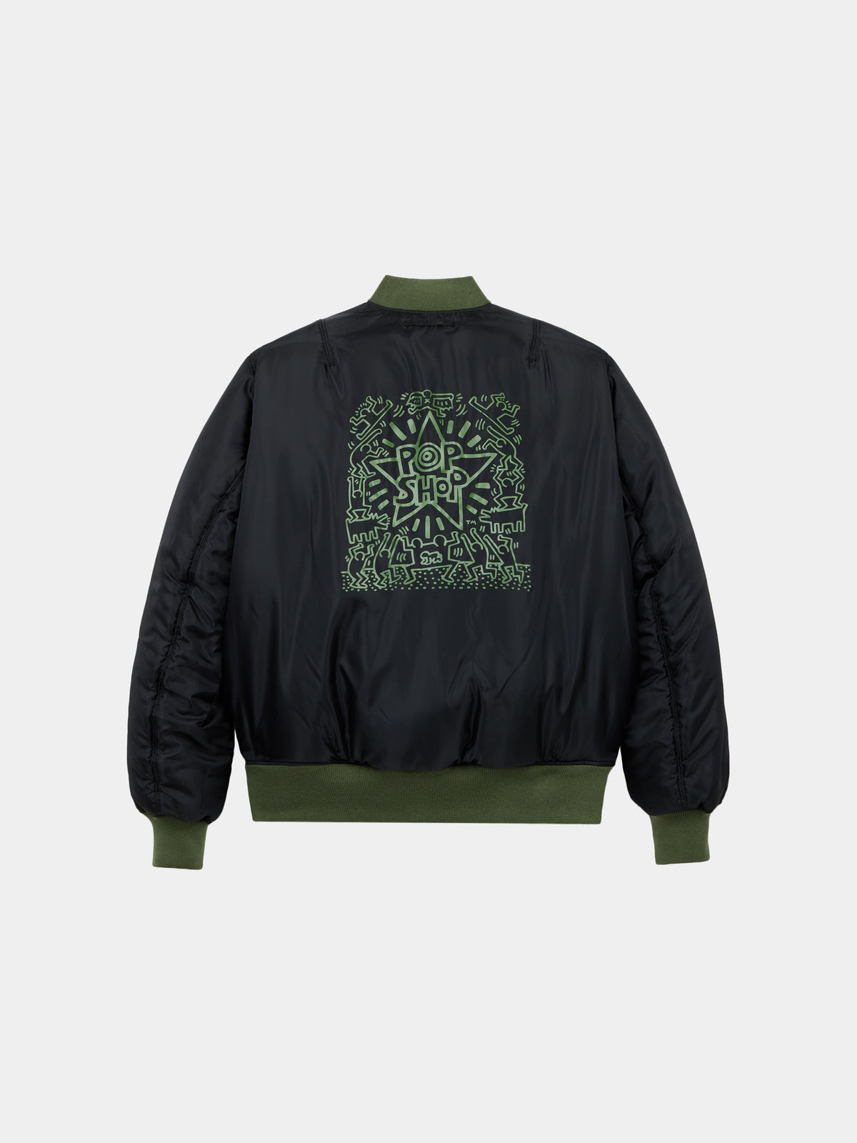 Keith Haring X Alpha MA-1 All Reversible Sage