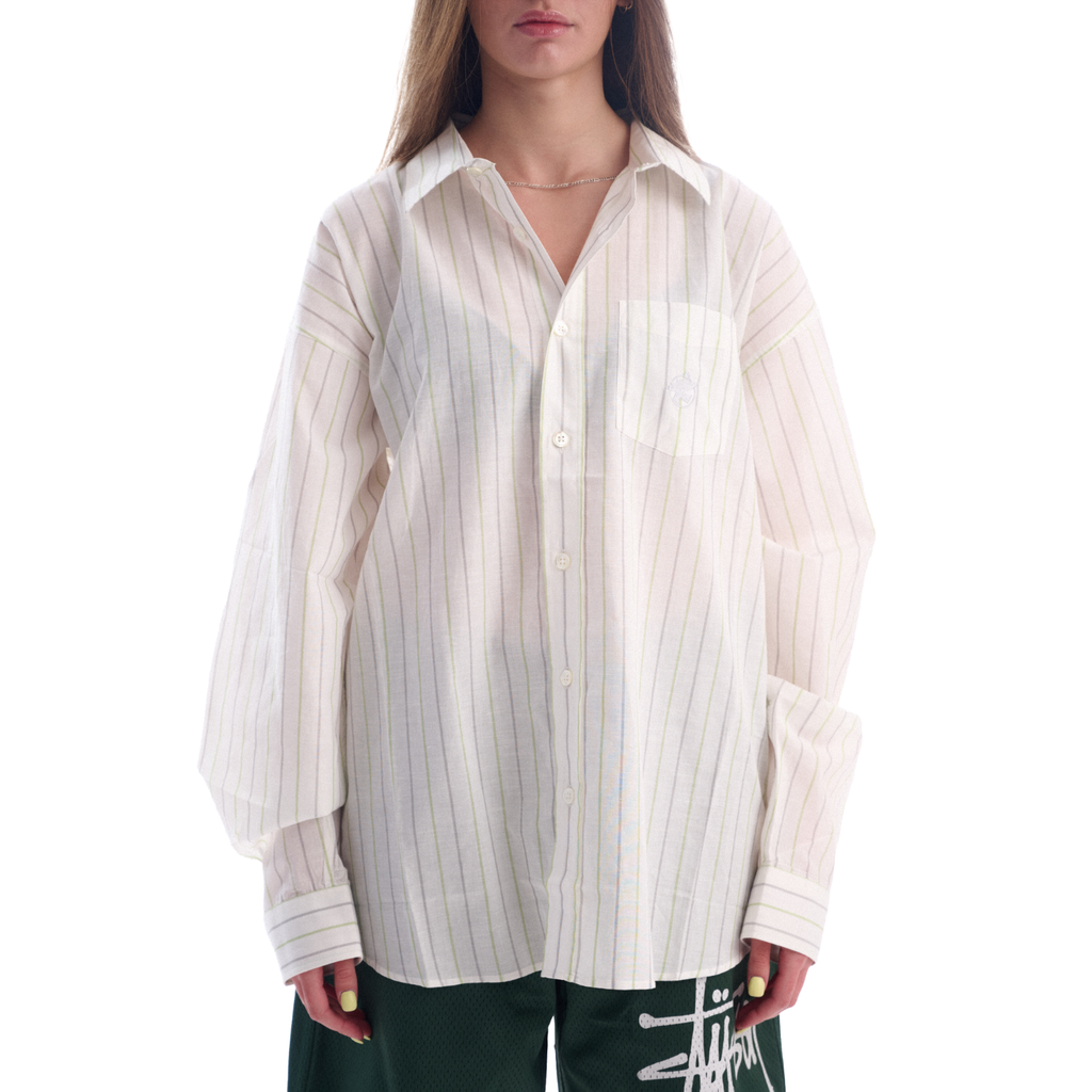 Stüssy - Boxy Striped Shirt | HBX - Globally Curated Fashion