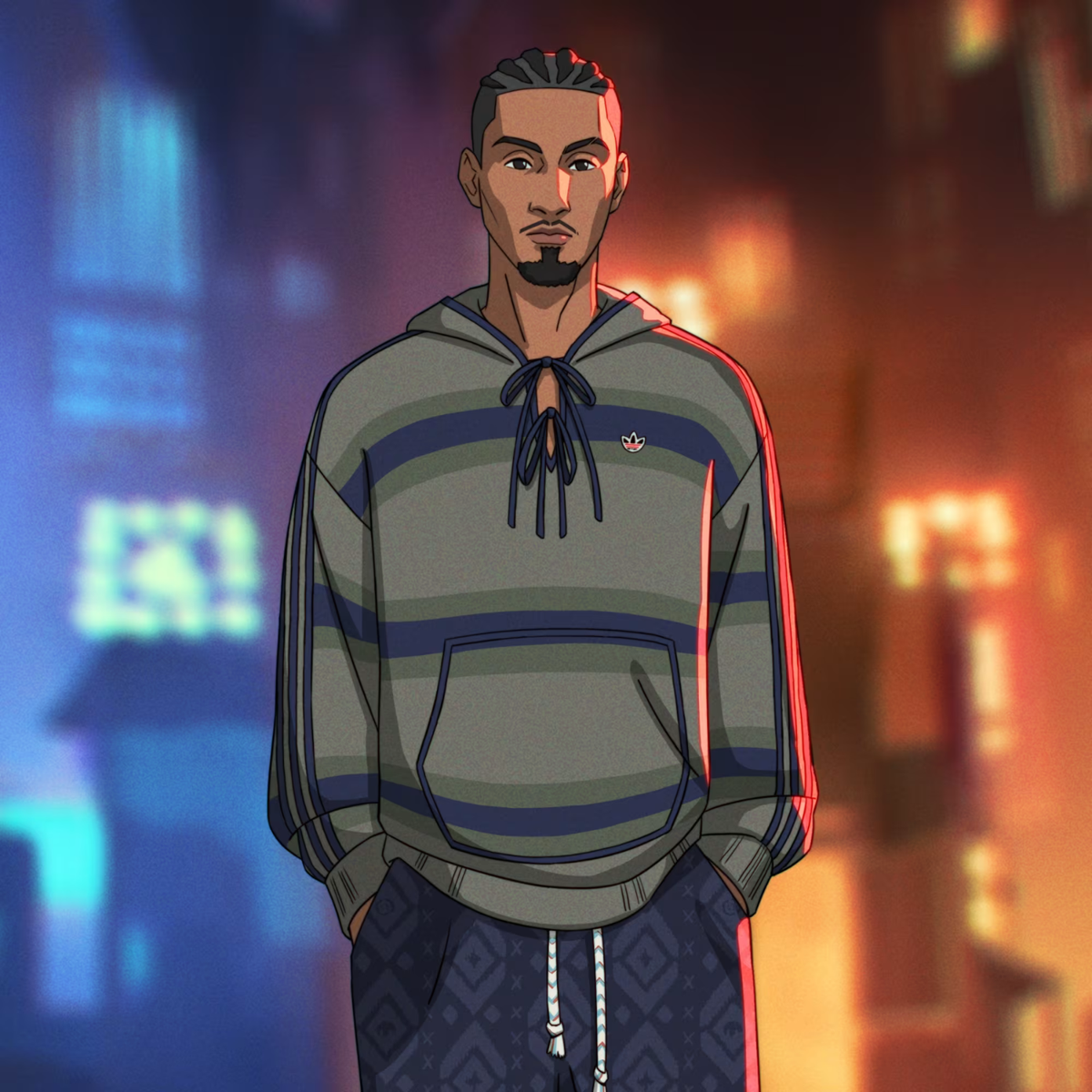 CLOT Baja Hoodie by Edison Chen Trace Khaki/Tech Indigo