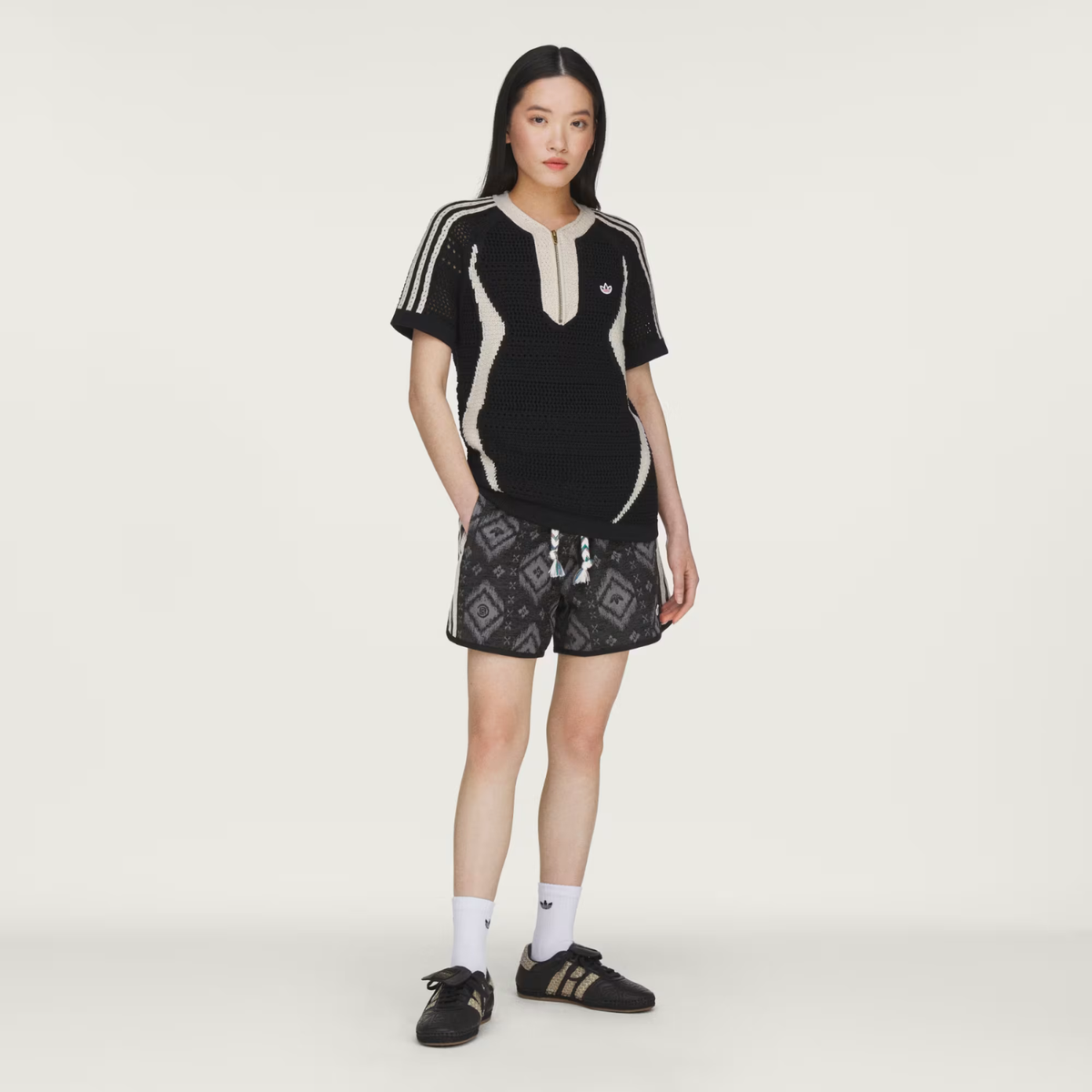 CLOT Heritage Print Short by Edison Chen Carbon
