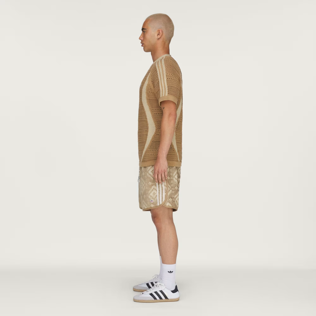 CLOT Heritage Print Short by Edison Chen Warm Sandstone 
