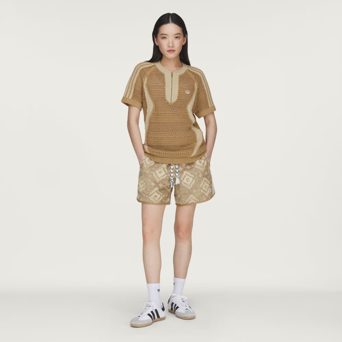 CLOT Heritage Print Short by Edison Chen Warm Sandstone 