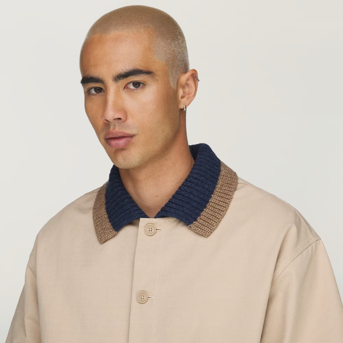 CLOT Redefined Utility Short Sleeve Shirt by Edison Chen Warm Sandstone