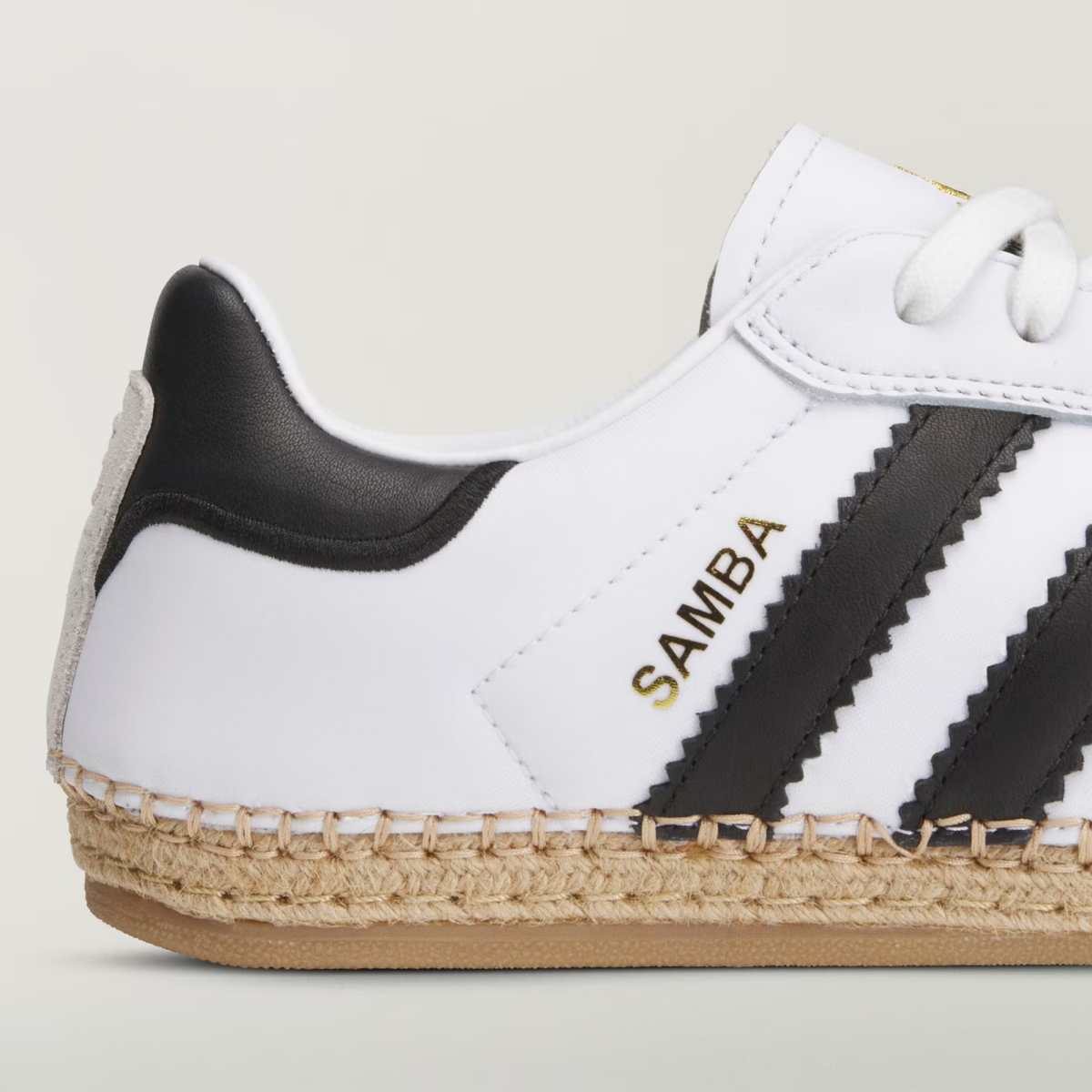 CLOT Samba Espadrille By EDC White/Core Black KJ0274