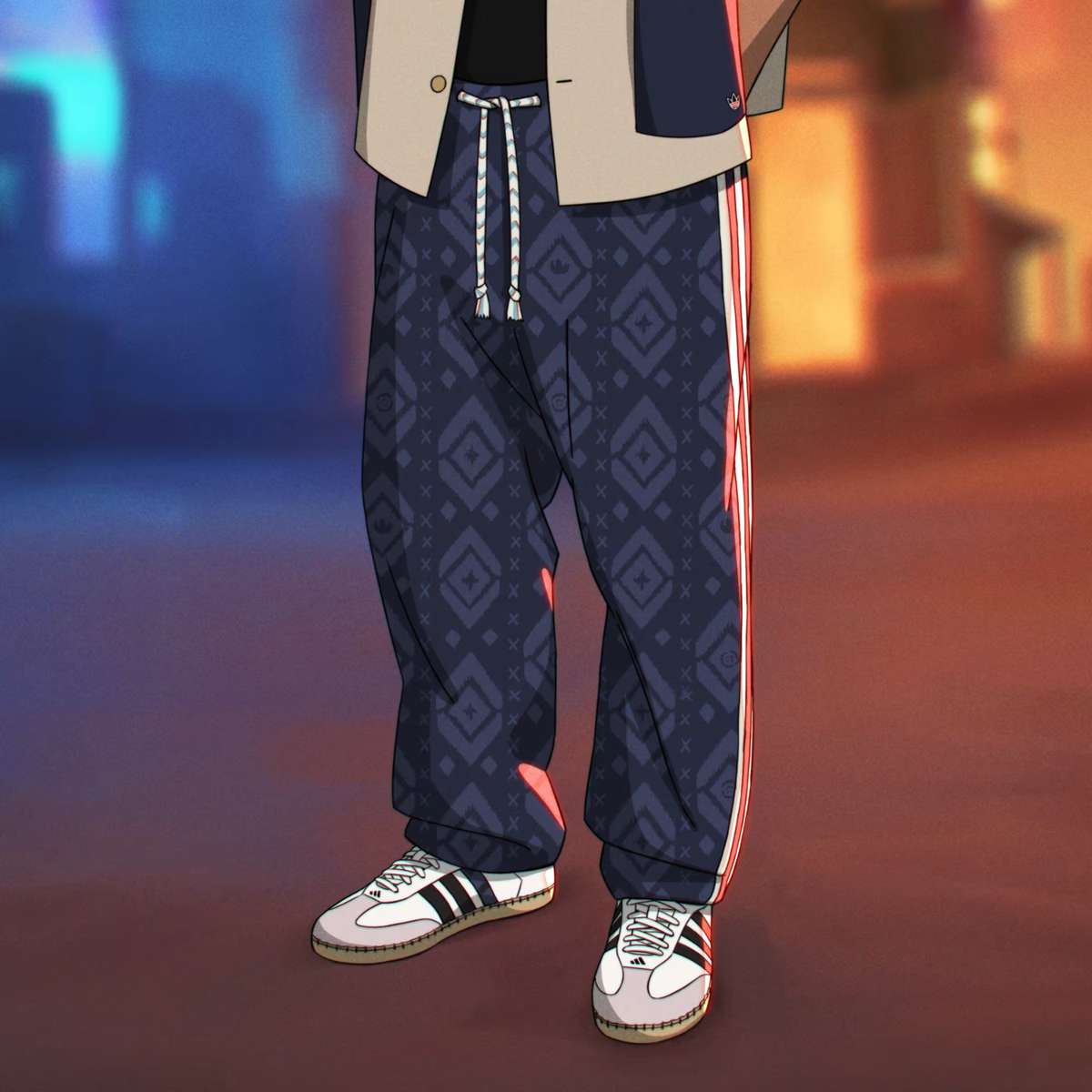 CLOT Track Pant by Edison Chen Tech Indigo 