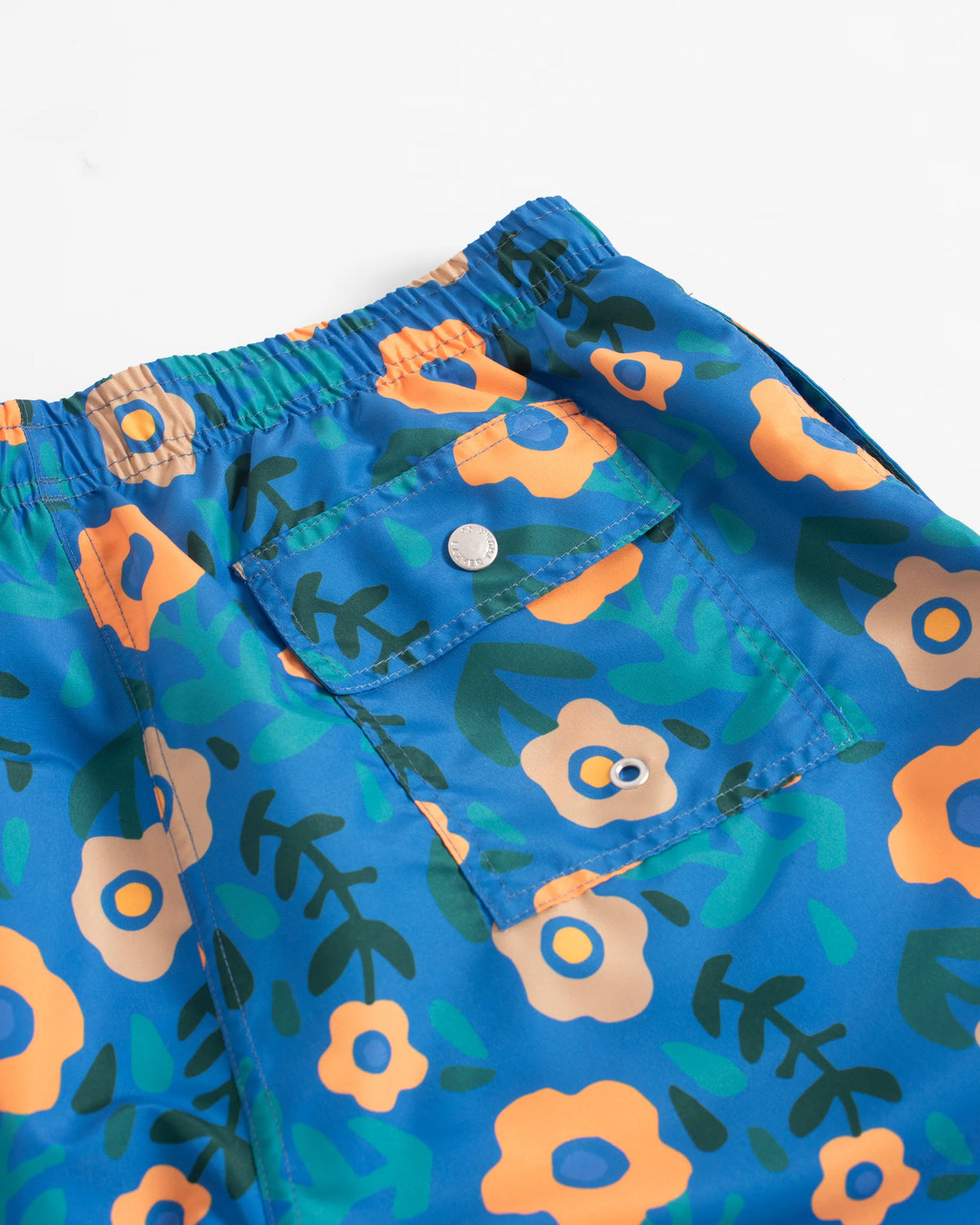 Bather Cobalt Meadow Swim Trunk Blue