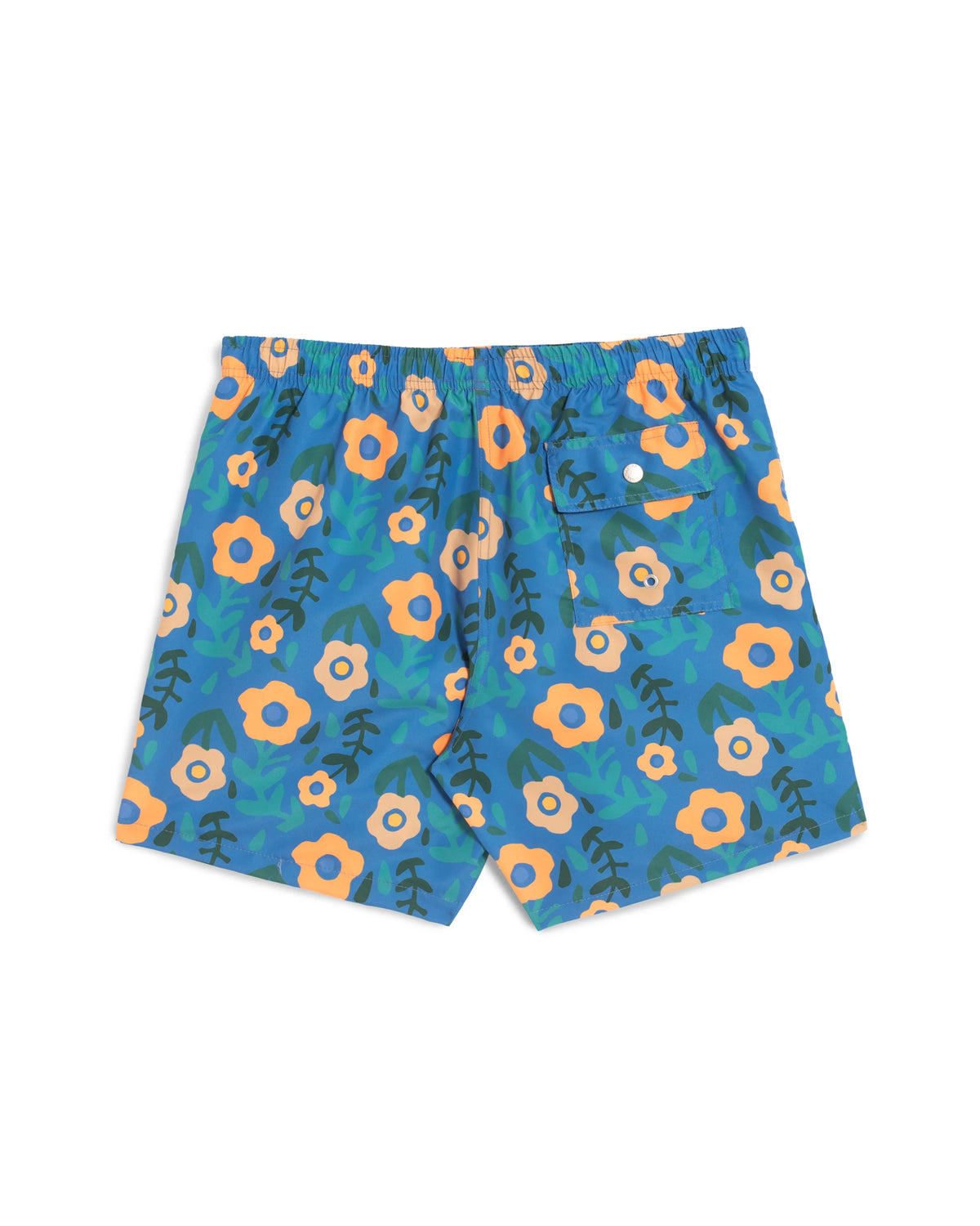 Bather Cobalt Meadow Swim Trunk Blue